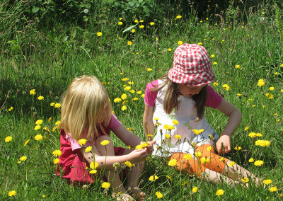 Outdoor play in the summer